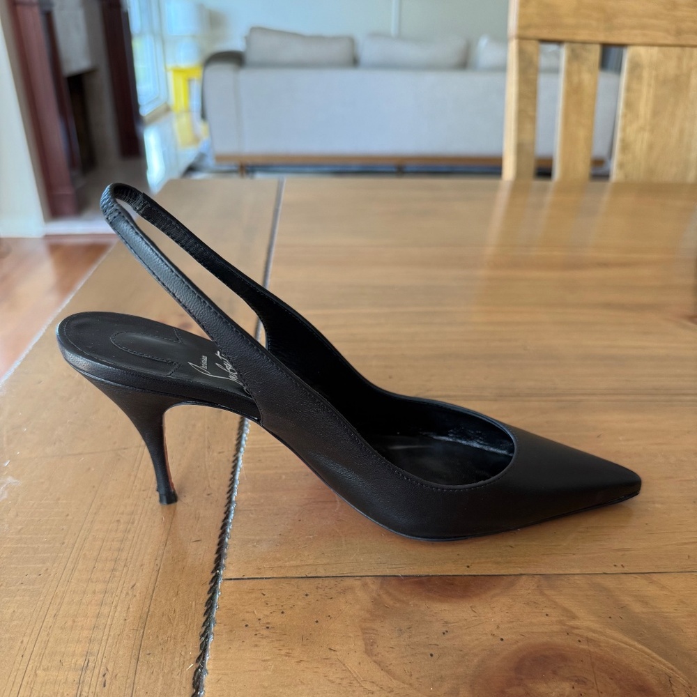 Christian Louboutin Clara Napa Slingback blk - Picture 6 of 12